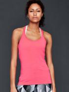 Gap Women Gapfit Breathe Racerback Tank - Diva Pink