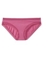 Gap Women Geometric Lace Trim Bikini - Crushed Berry