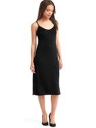 Gap Women Ribbed Cami Midi Dress - True Black
