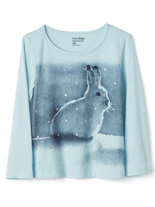 Gap Embellished Graphic Tee - Bunny