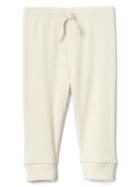 Gap Organic Ribbed Pants - Ivory Frost