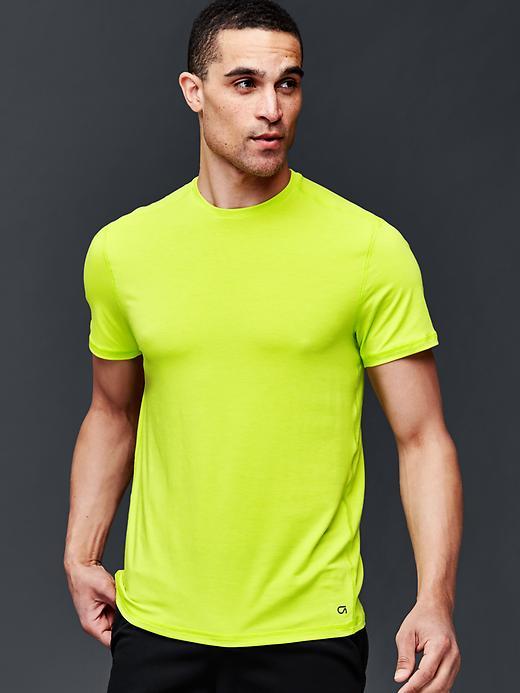 Gap Men Gapfit Breathe Crewneck T Shirt - Green Thumb