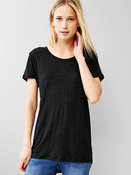 Gap Linen Tee - True Black