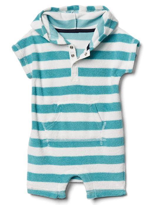 Gap Stripe Hoodie One Piece - New Off White