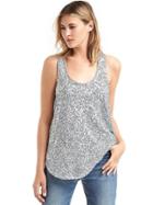 Gap Women Sequin Scoop Tank - Silver