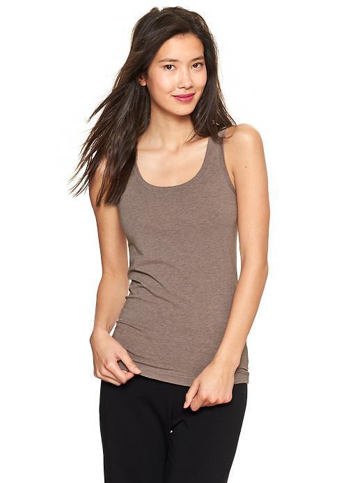 Gap Pure Body Tank - Light Brown Heather