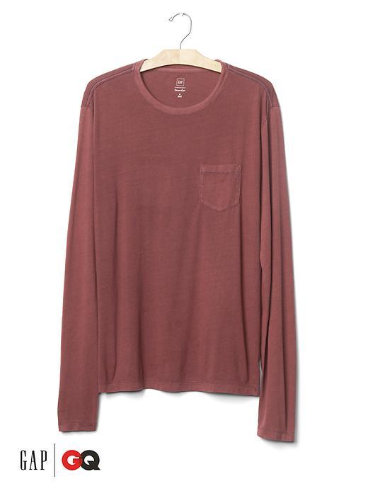 Gap Men X Gq Steven Alan Garment Dyed Tee - Dark Claret