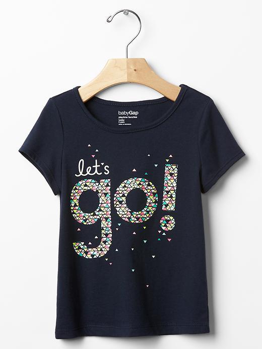 Gap Men Graphic Short Sleeve Tee - Blue Galaxy