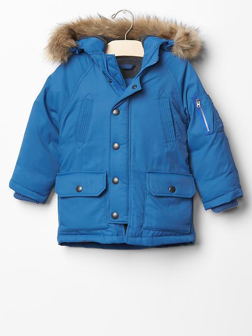 Gap Warmest Down Snorkel Jacket - Sailor Blue