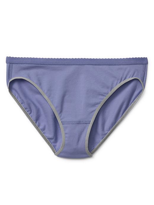 Gap Women High Cut Logo Bikini - Larkspur