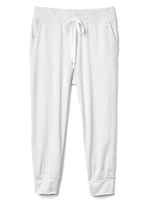 Gap Women Performance Crop Joggers - Oatmeal Heather