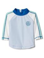 Gap Colorblock Swim Club Rashguard - Bicoastal Blue