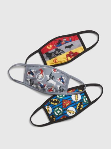 Kids Justice League Face Mask (3-pack)