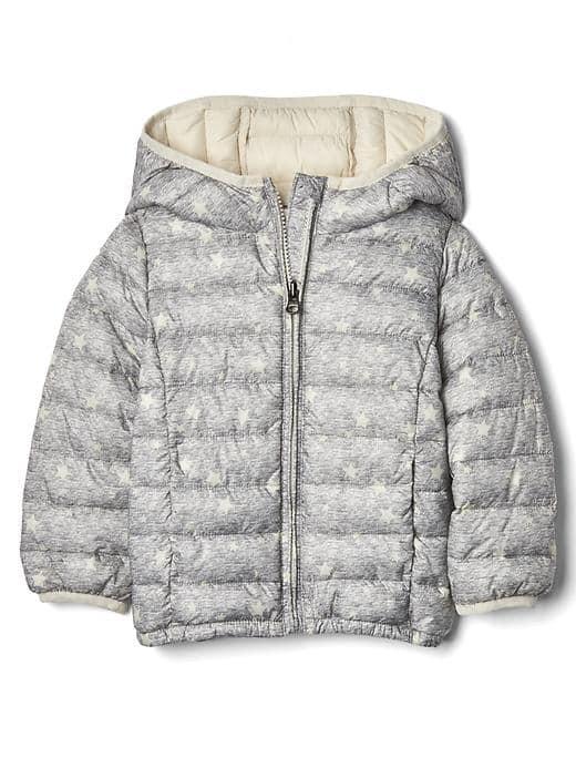 Gap Coldcontrol Lite Puffer Quilted Jacket - Scattered Stars