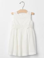 Gap Eyelet Two Tier Dress - New Off White