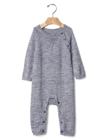 Gap Marled Sweater One Piece - Blue Marl