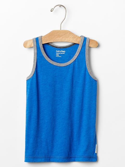 Gap Solid Tank Tee - Blue Allure