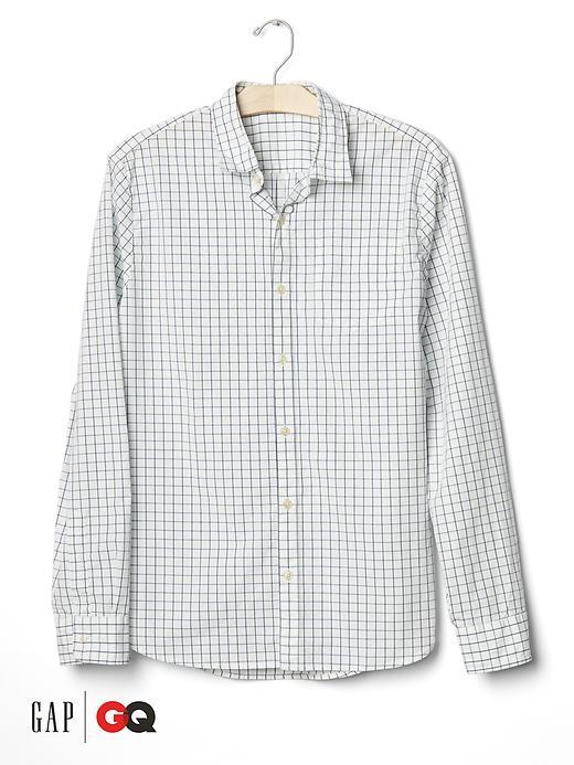 Gap X Gq Steven Alan Check Print Shirt - Red/navy
