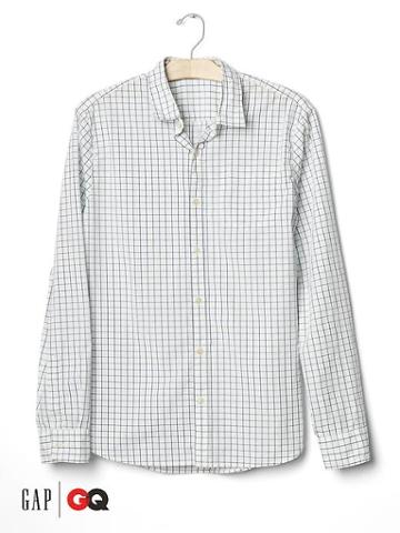 Gap X Gq Steven Alan Check Print Shirt - Red/navy