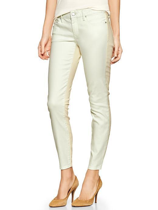Gap 1969 Colorblock Always Skinny Skimmer Jeans - Spring Mint