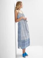 Gap Women Mix Print Sleeveless Maxi Dress - Light Blue Print