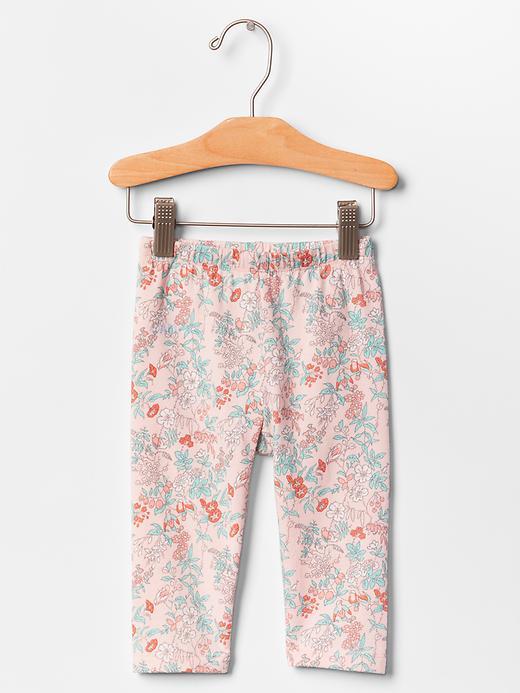 Gap Floral Print Leggings - Pink Cameo