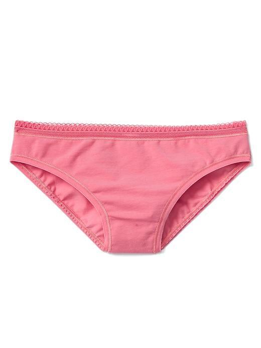 Gap Women Lace Trim Bikini - Primrose Pink