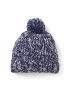 Gap Pom Pom Marled Beanie - Elysian Blue