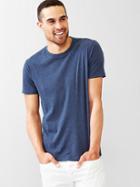 Gap Men Essential Crewneck T Shirt - Navy Heather