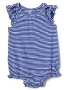 Gap Print Flutter Bubble One Piece - Matisse Blue