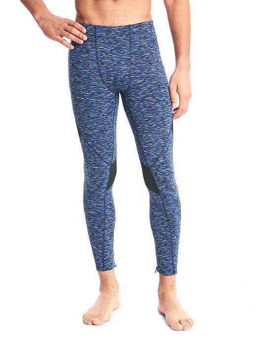 Gap Men Revolution Running Tights - Blue Heather