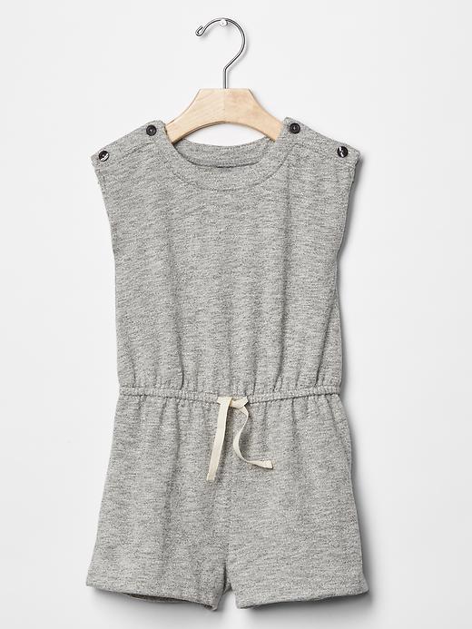 Gap Marled Romper - Black/b50