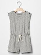 Gap Marled Romper - Black/b50