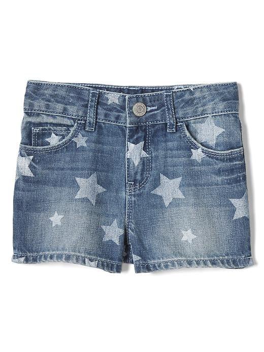 Gap 1969 Starry Shorty Shorts - Indigo Denim