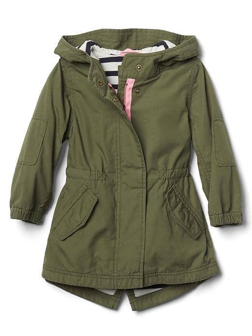 Gap Jersey Lined Parka - Desert Cactus