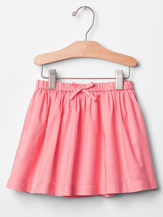 Gap Polka Dot Flippy Skirt - Coral Frost
