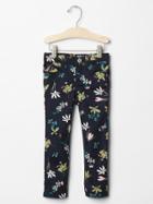 Gap 1969 Floral Print Skinny Jeans - Navy Floral