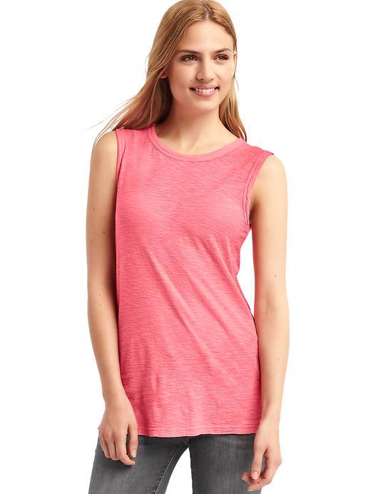 Gap Slub Muscle Tank - Sugar Coral