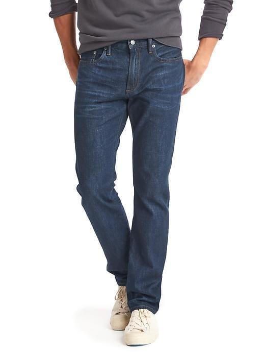 Gap Men Original 1969 Brushed Back Slim Fit Jeans - Worn Resin