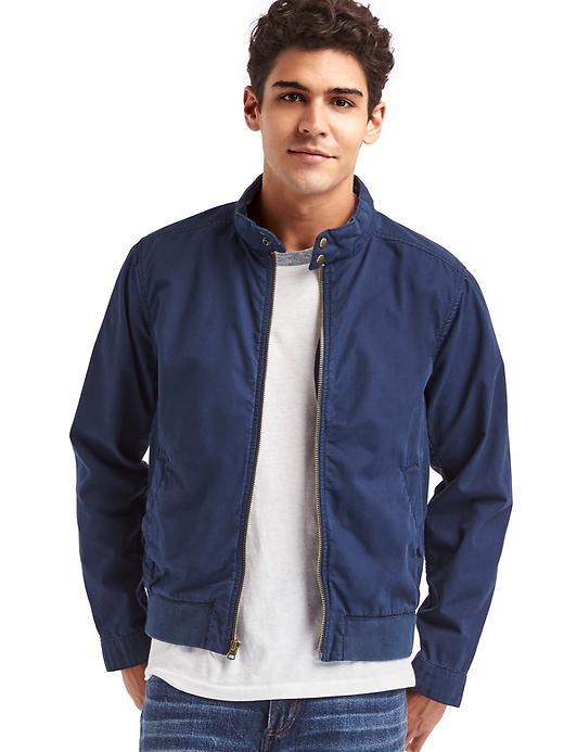 Gap Men Cotton Harrington Jacket - Tapestry Navy