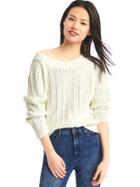 Gap Women Soft Textured Sweater - New Off White
