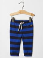Gap Banded Stripe Pants - Admiral Blue