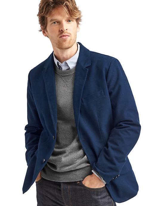 Gap Men Moleskin Blazer - Tapestry Navy
