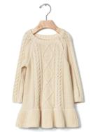 Gap Cable Knit Sweater Dress - French Vanilla