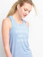 Gap Women Gapfit Breathe Tie Back Tank - Sweat Sculpt