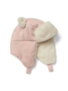 Gap Pro Fleece Glitter Print Trapper Hat - Pink Standard