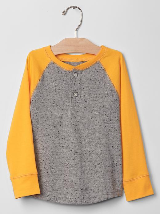 Gap Nep Baseball Henley - Yellow