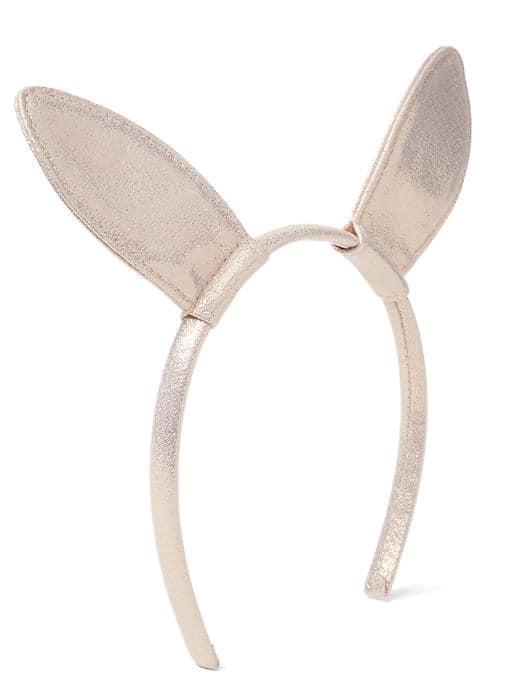 Gap Women Sparkle Bunny Headband - Pink Cameo