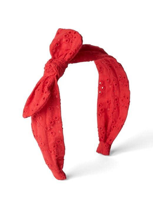 Gap Knot Scarf Headband - Pepper Red
