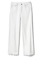 Gap Women High Rise Wide Leg Jeans - White